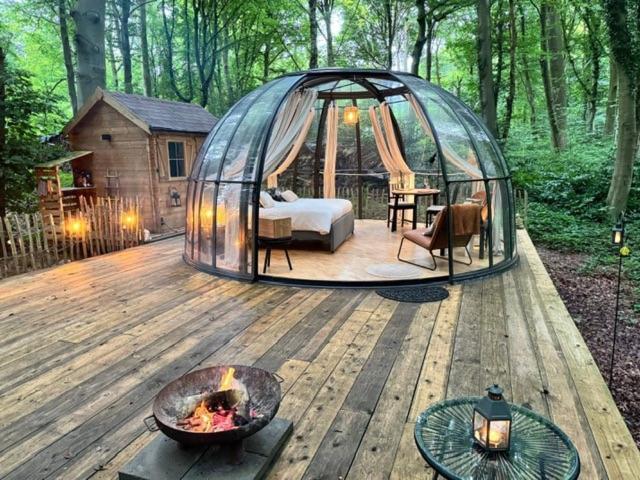 Le Dome De Namur - Une Nuit Insolite Dans Les Bois מראה חיצוני תמונה